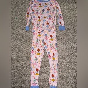 Little Sleepies Pastel Ballerina Pajama Set